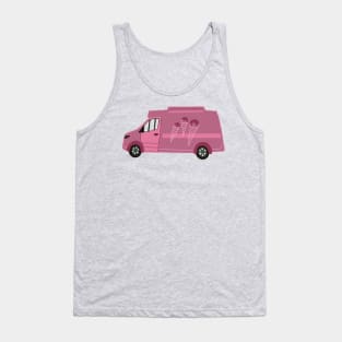 Pink Ice Cream Van Tank Top